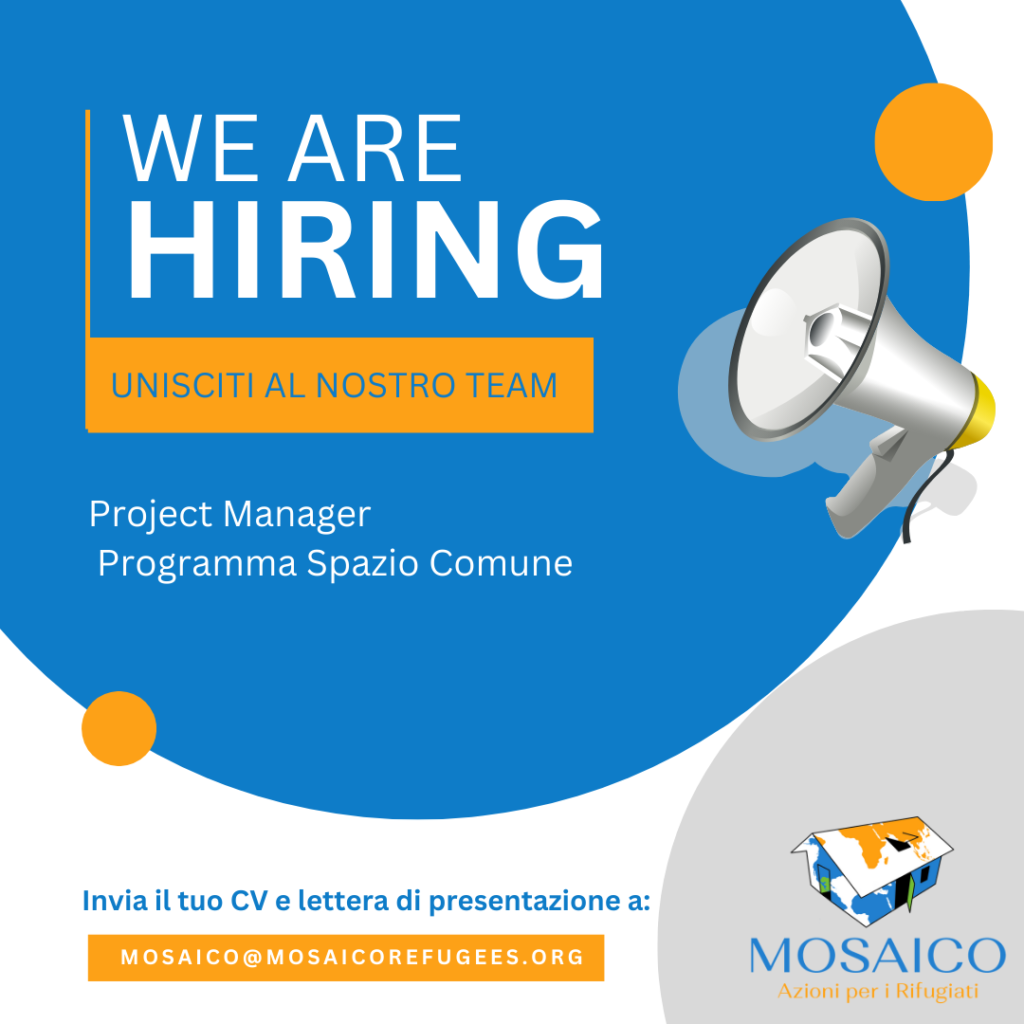 Offerta lavoro Mosaico refugees